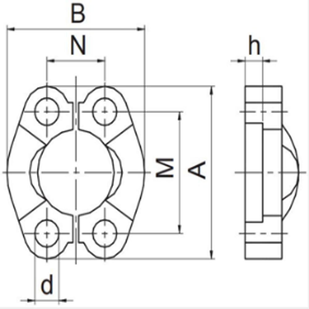 Комплект скоб AFS305B 1.1/2 (2 шт.)