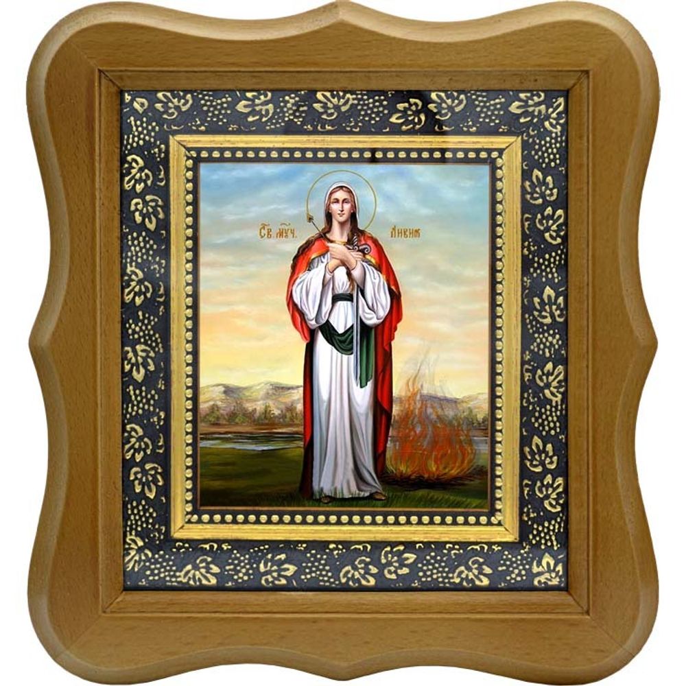 Ливия Сирийская мученица. Икона на холсте.