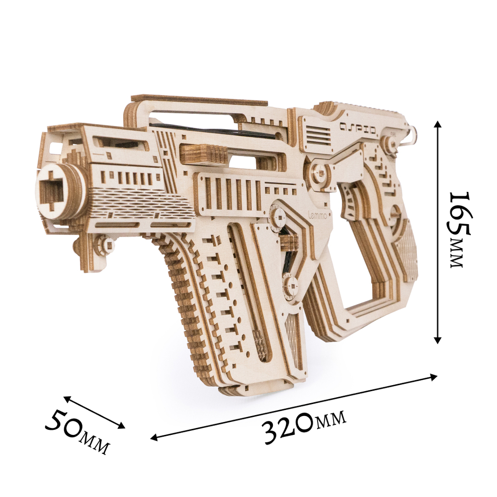 Деревянный конструктор Штурмовая винтовка "Аспид" (Lemmo)
