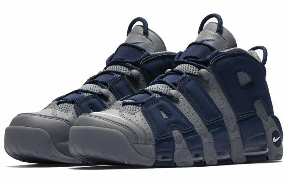Кроссовки Nike Air More Uptempo "Cool Grey Midnight Navy"