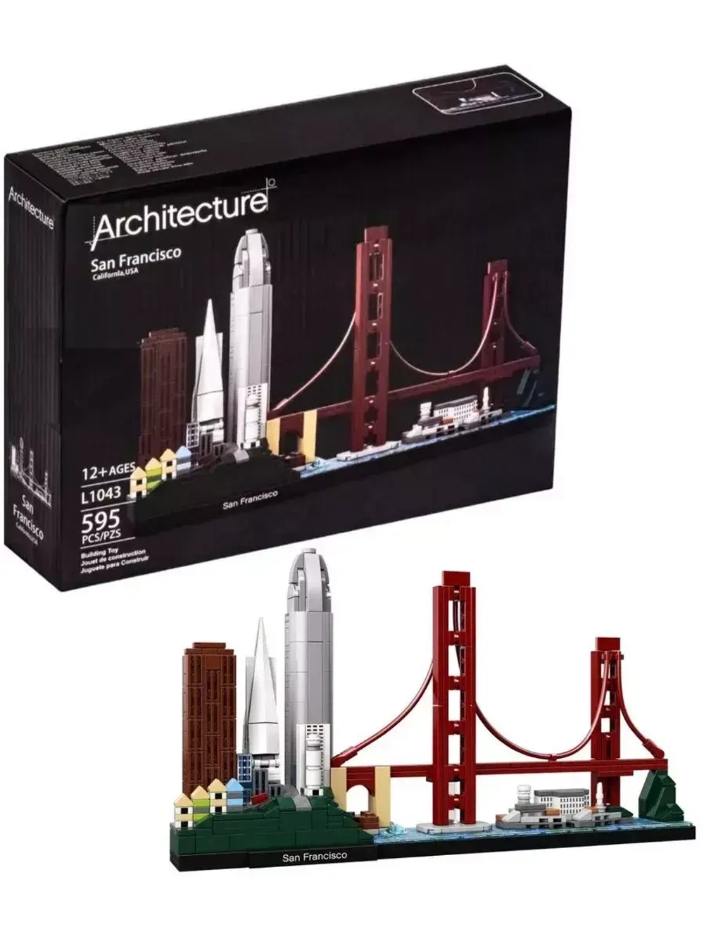 Конструктор Архитектура Сан-Франциско Калифорния 595 деталей