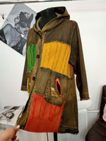 Плащ женчкий легкий разноцветный .Размер 48/50 русский.