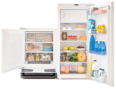 Встраиваемый холодильник Side-by-Side Scandilux SBSBI107EZ (RBI200+FSBI107)