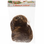 Парик карнавальный «Чаровница» (локоны 60 см), Каштановый