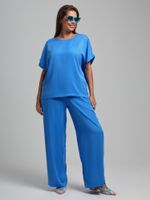 Блузка Летний драйв-4 Виотекс ГОЛУБОЙ