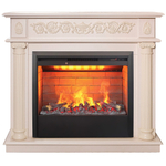 Каминокомплект Real Flame Attica WT с очагом 3D Helios 26