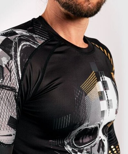 Рашгард Venum Skull Rashguard Long Sleeves  Black/Grey