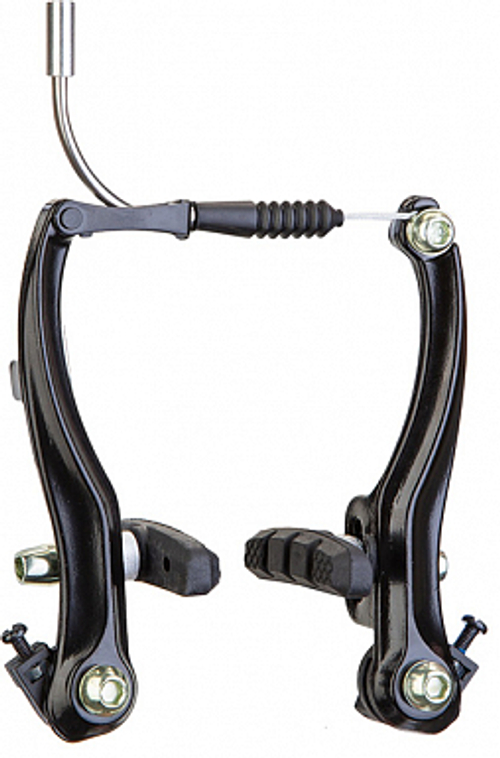 Тормоз ободной V-образный передний FSD-T210DG алюминиевый чёрный