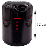 Колонка WALKER WSP-125, Bluetooth, 5Вт*1, стереопара TWS, подсветка, черная