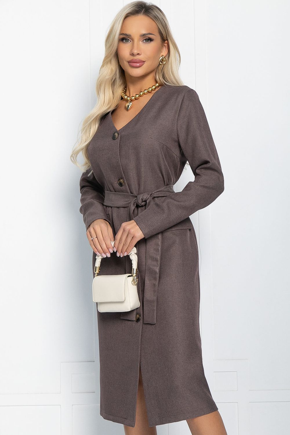 Платье Бруклин (коричневое) П11365 LT Collection