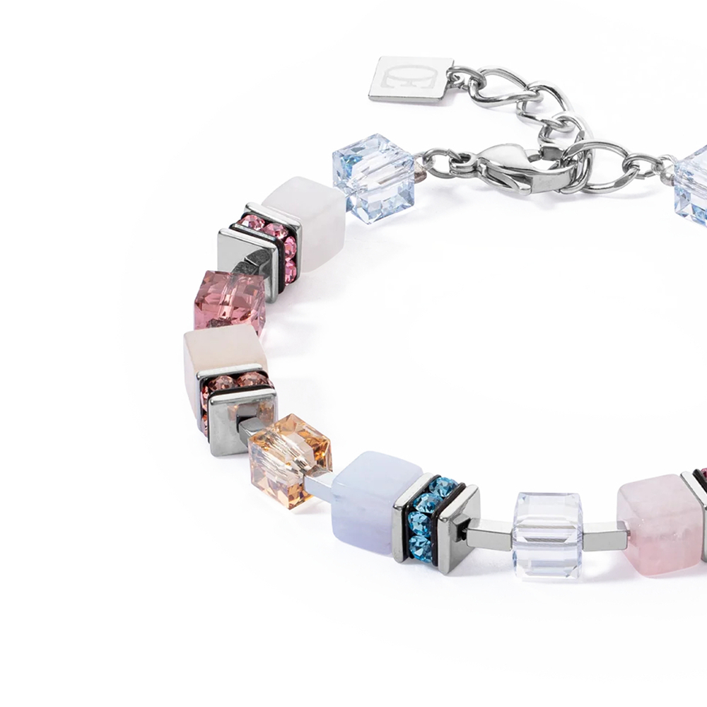 Браслет Coeur de Lion Light blue-Beige 3039/30-0738