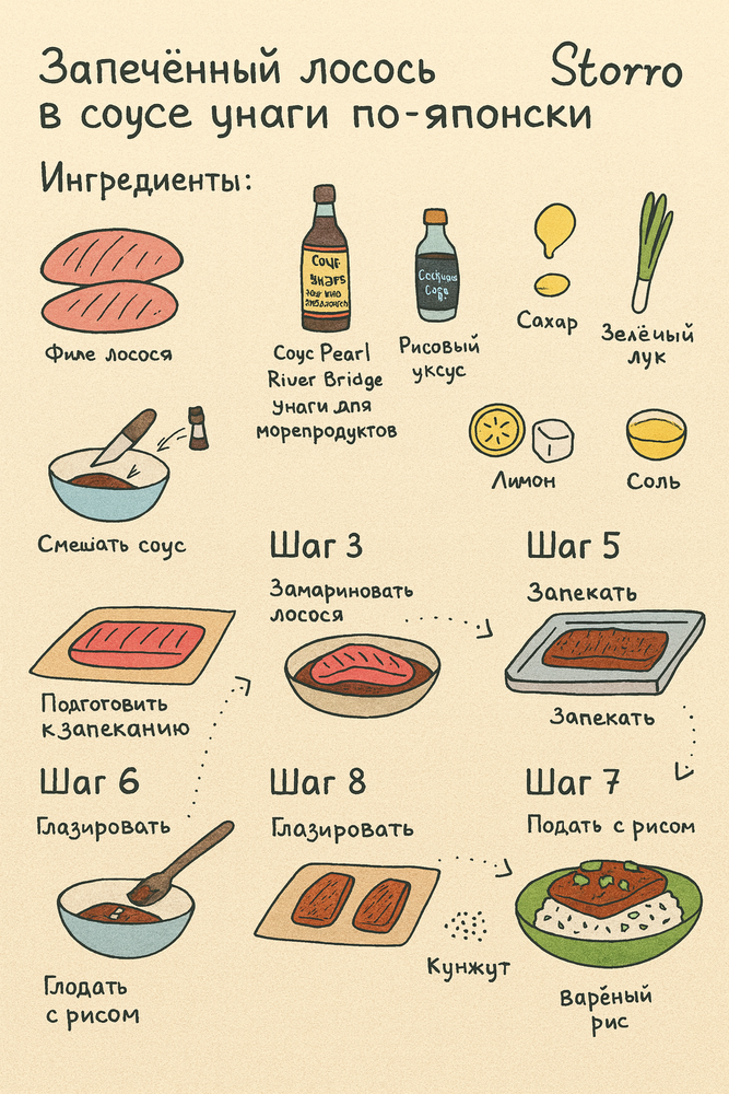 Соус Pearl River Bridge Унаги для морепродуктов, 200 мл 2 шт