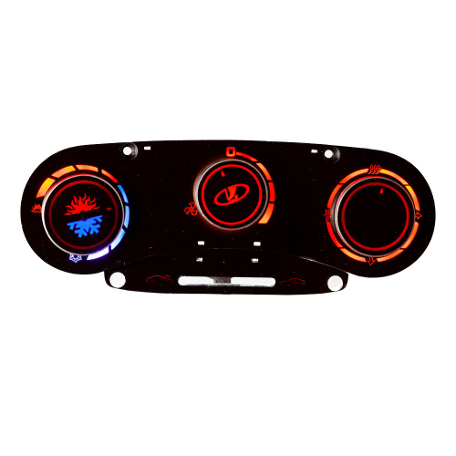 Ручки управления блоком отопителя для лада гранта с красной подсветкой