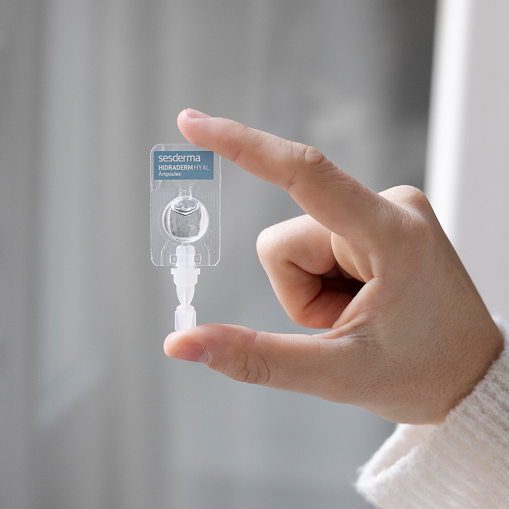 Sesderma HIDRADERM HYAL Moisturizing Ampoules - Средство в ампулах увлажняющее с гиалуроновой кислотой, 7 шт по 1 мл