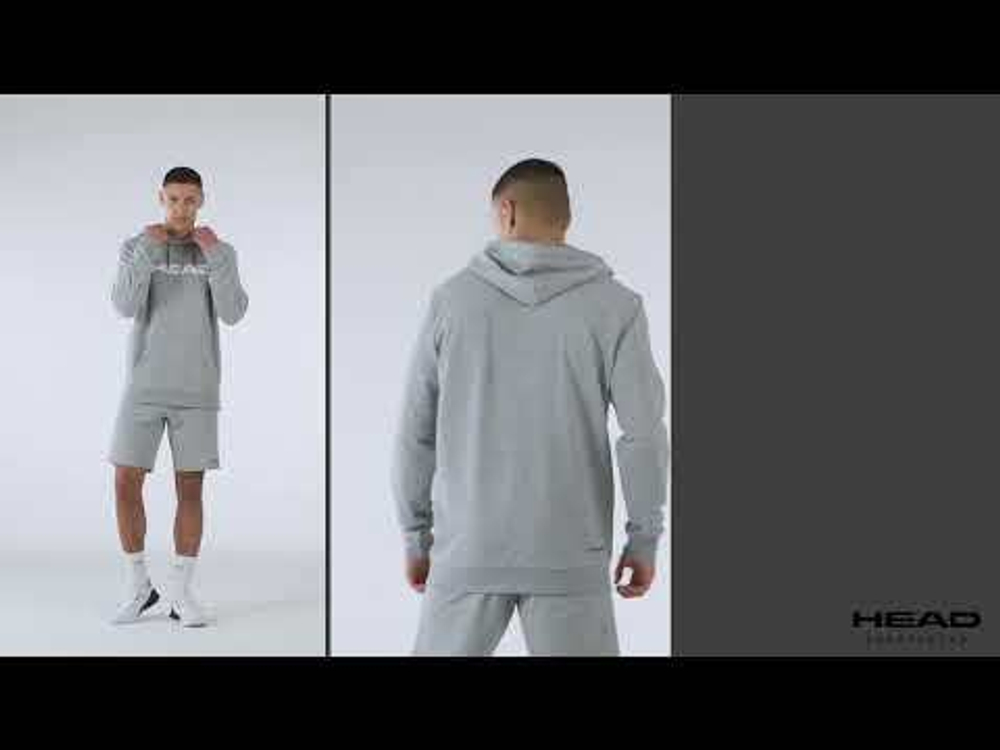 Мужская теннисная кофта Head Club Original Hoodie - небесный