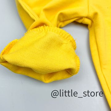 Штаны "Теннис" из футера, Желтые