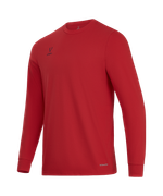 Футболка баскетбольная с длинным рукавом DIVISION PerFormDRY Pre-Match Longsleeve Jersey, красный