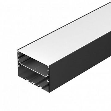 Профиль для прямоугольных светильников 2м 056214 POWER-W100H70-2000 BLACK черный Arlight