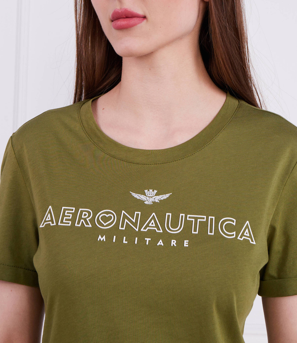 Футболка Aeronautica Militare - хаки(TS2105DJ510)