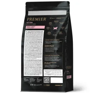Сухой корм Premier Cat Turkey Kitten для котят из свежей индейки Сухой корм Premier Cat Turkey Kitten для котят из свежей индейки