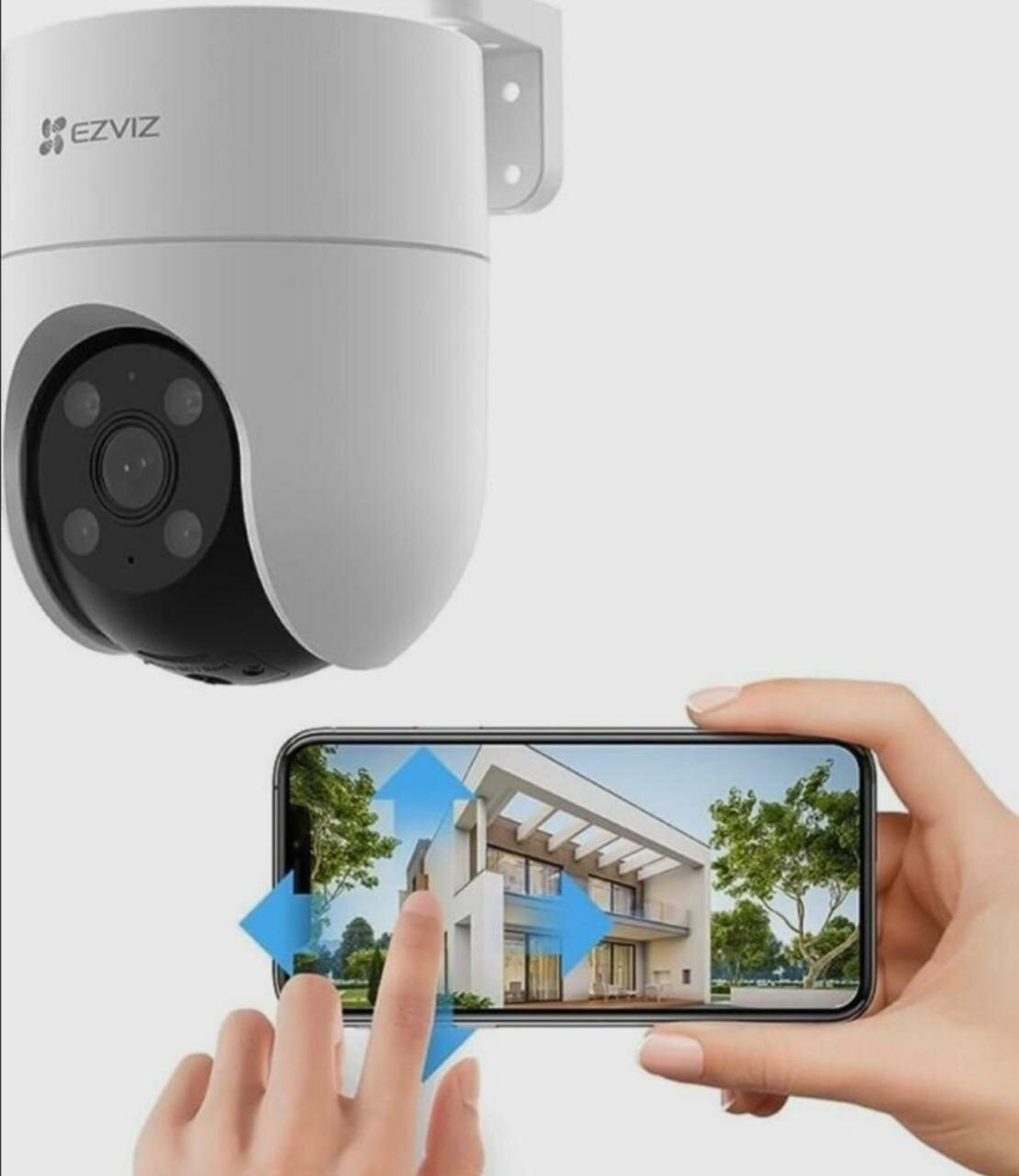 EZVIZ H8c 2 МП поворотная Wi-Fi камера c распознаванием людей.