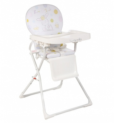 Детский стульчик для кормления Capella (белый)