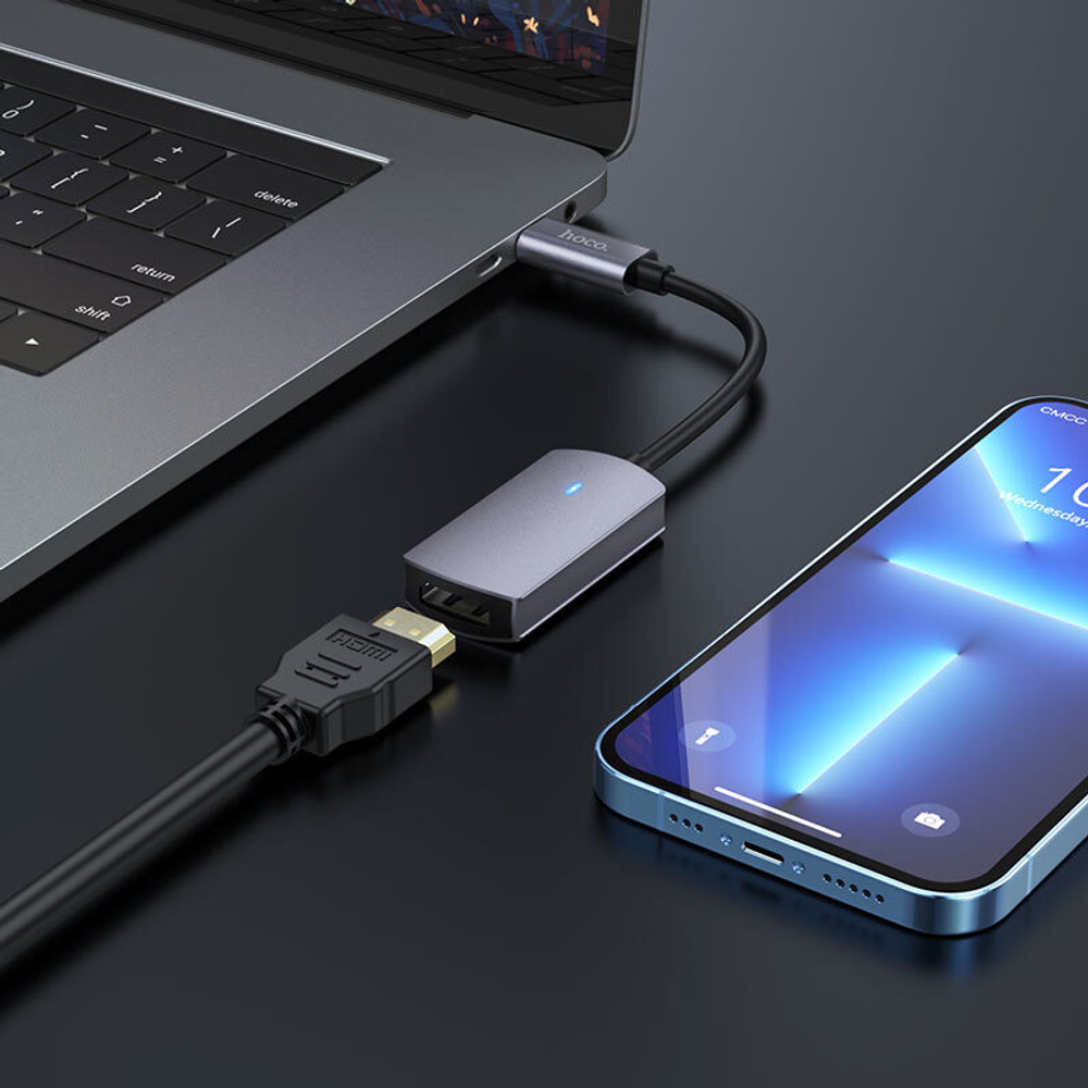 Адаптер HOCO UA20 Presage Type-C на HDMI