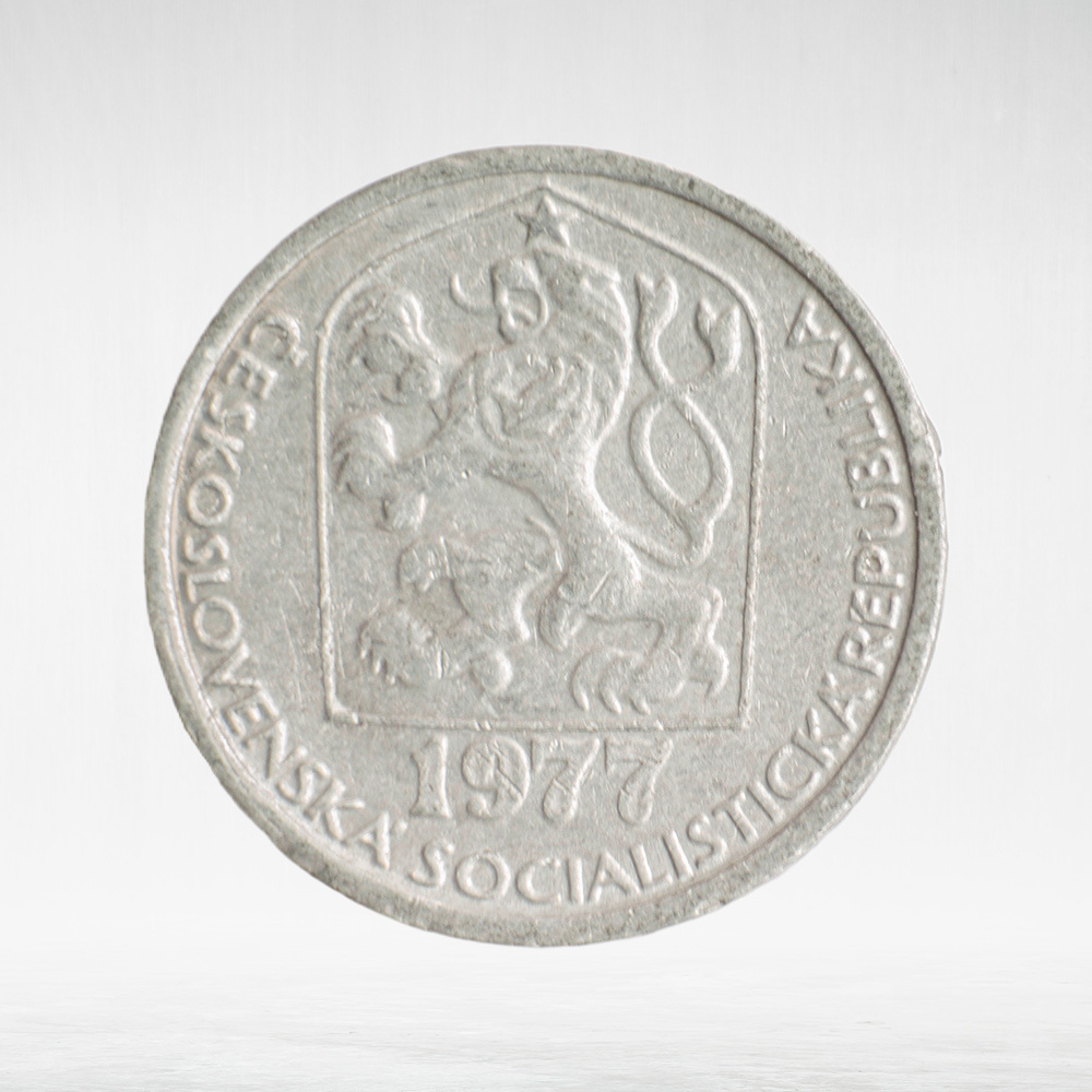 Czechoslovakia, 10 Haléřů, 1977, VF