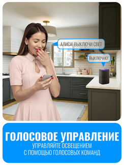 Умный кинетический Wi-Fi радиовыключатель Smart Aura