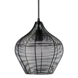 Светильник подвесной Vinger, Ø27х30 см, черный