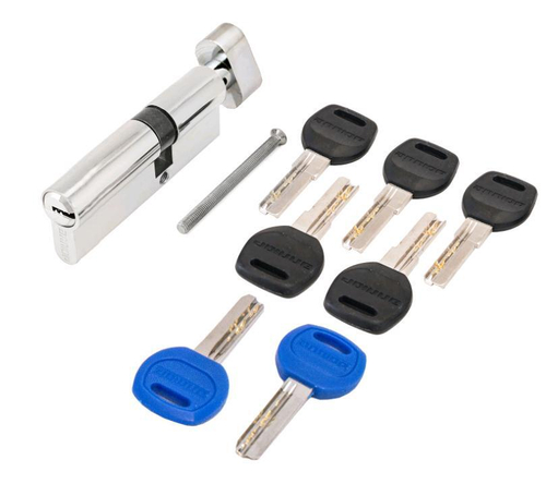 Механизм цилиндровый АЛЛЮР DL-02 85 (30вертх10х45) СP д/КИТАЙ. дв. (перекод.) перфокл./вертушка/5786