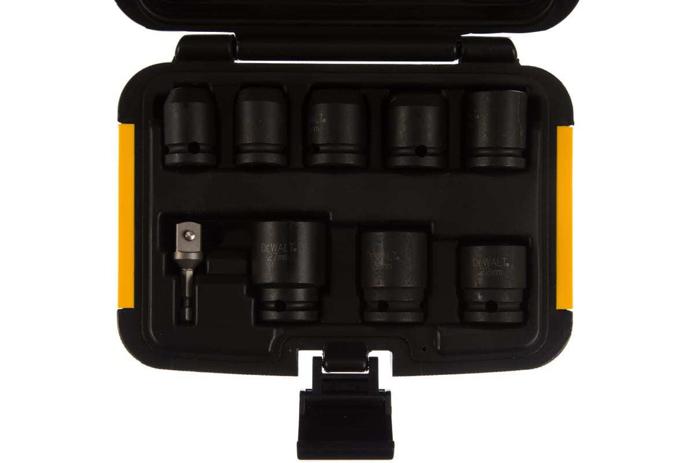 Набор ударных торцевых головок (10-27 мм; 1/2"; 9 шт.) DEWALT DT7507