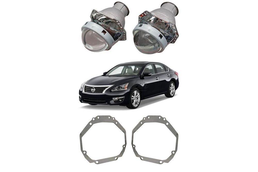 Готовый комплект для замены штатных линз Nissan Teana III J33 2014-2021