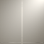 Выключатель встраиваемый VOLTUM S70 двухклавишный с подсветкой 10А, (кашемир)