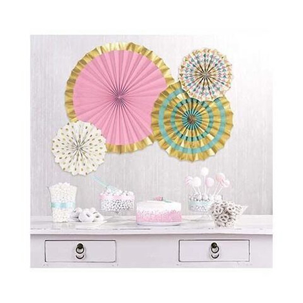 Фанты Пастель золото 20-30-40см, 4 штуки