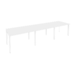 Onix Стол переговорный O.MP-PRG-3.2 Белый Бриллиант/Металл Белый 3540*980*750