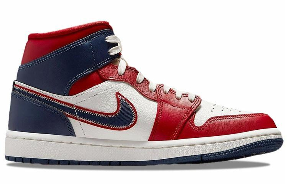 Кроссовки Jordan Air Jordan 1 Mid "Usa 2.0" (Женская размерная сетка)