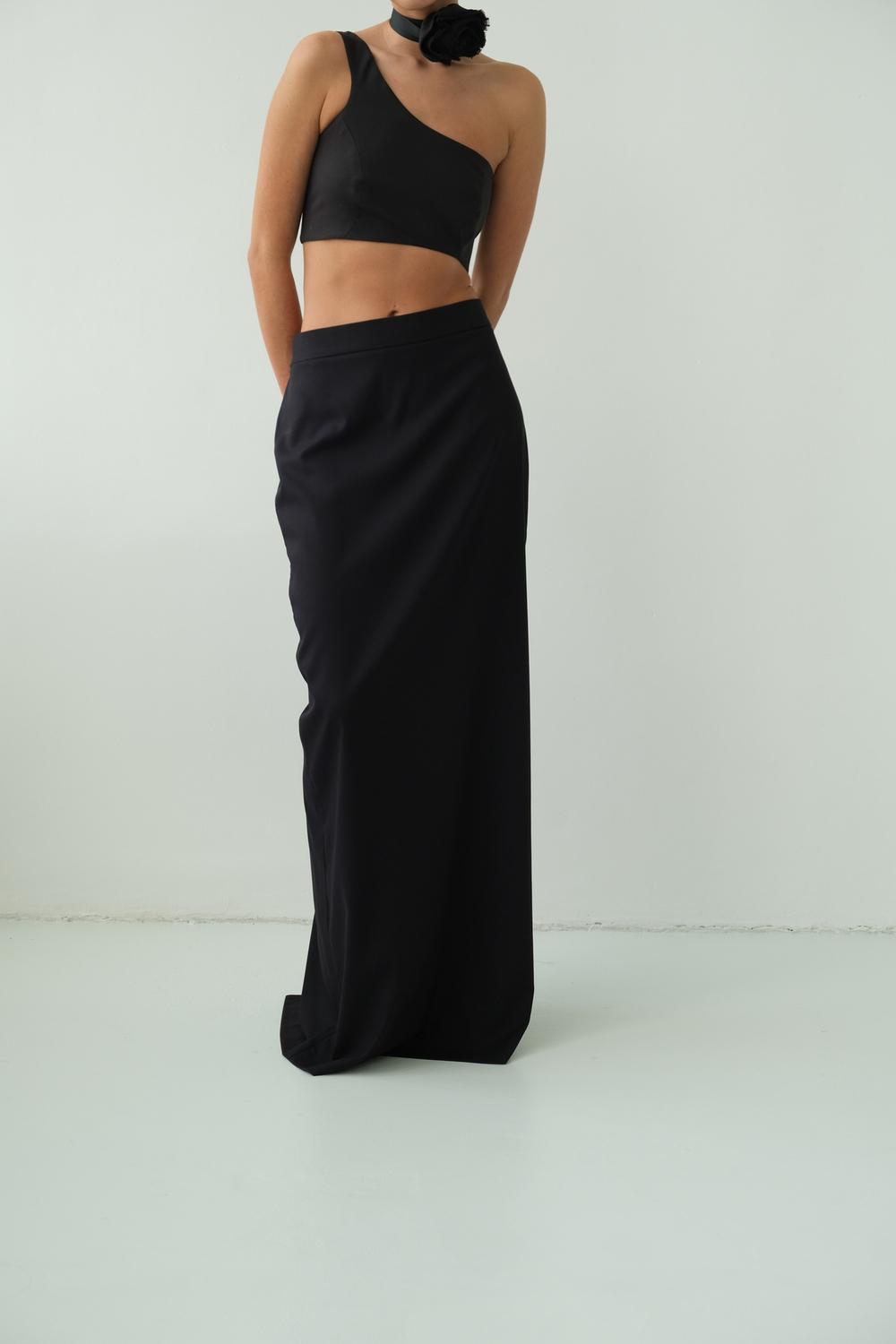 Юбка прямая макси