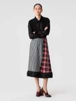 Юбка-трапеция с пушистым подолом OLA OLA