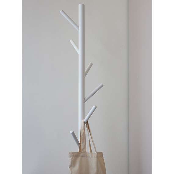 Вешалка напольная forsty, 173 см, белая