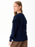 Кардиган для девочки AT1423 синий