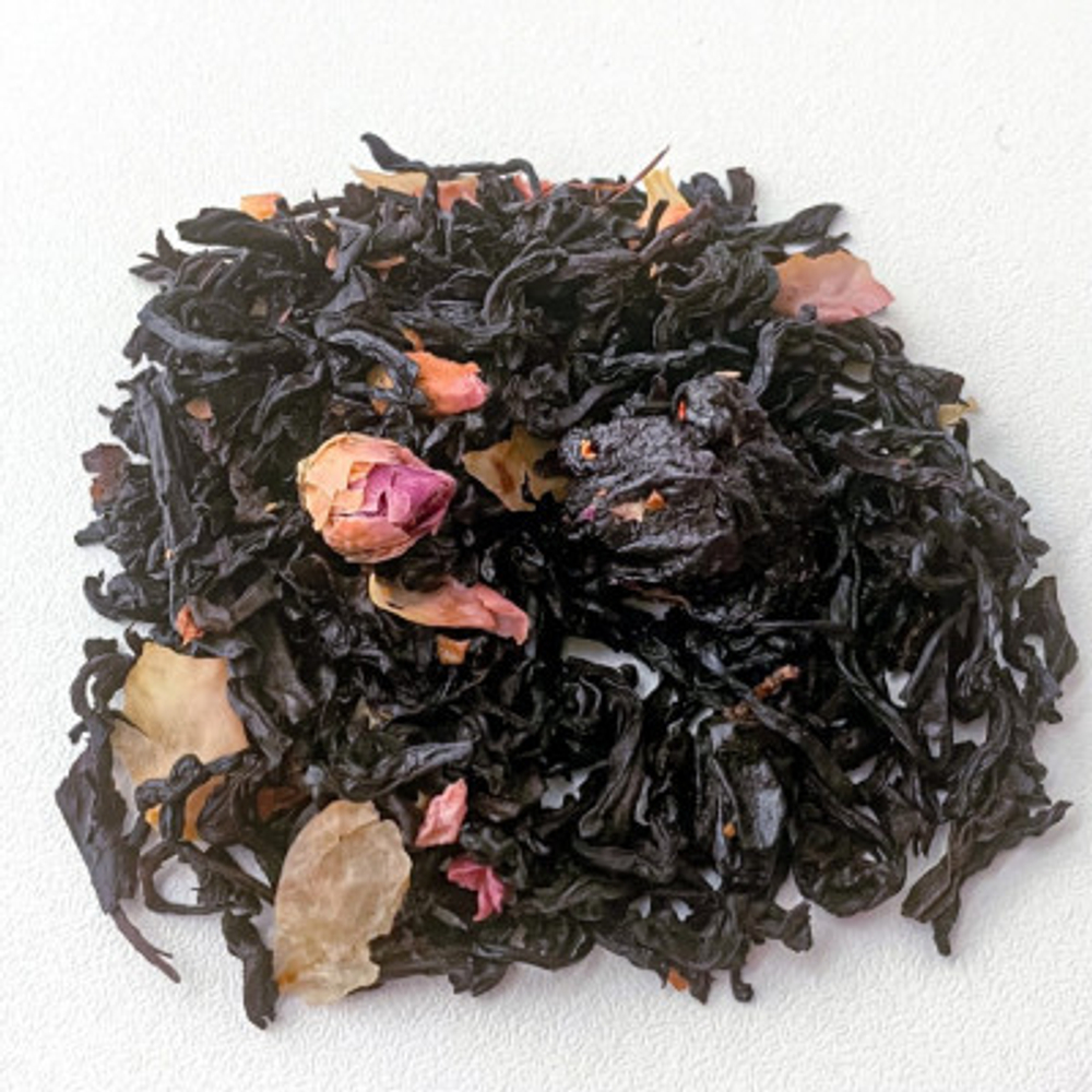 Черный чай BERRY-TEA  "С розой" | 18гр под стакан