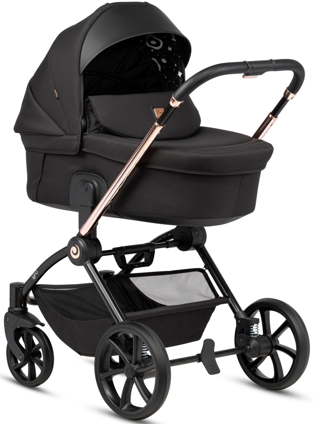 Детская коляска Tutis Gio Plus 3 в 1 с автокреслом Beno Black 1552135 Nero