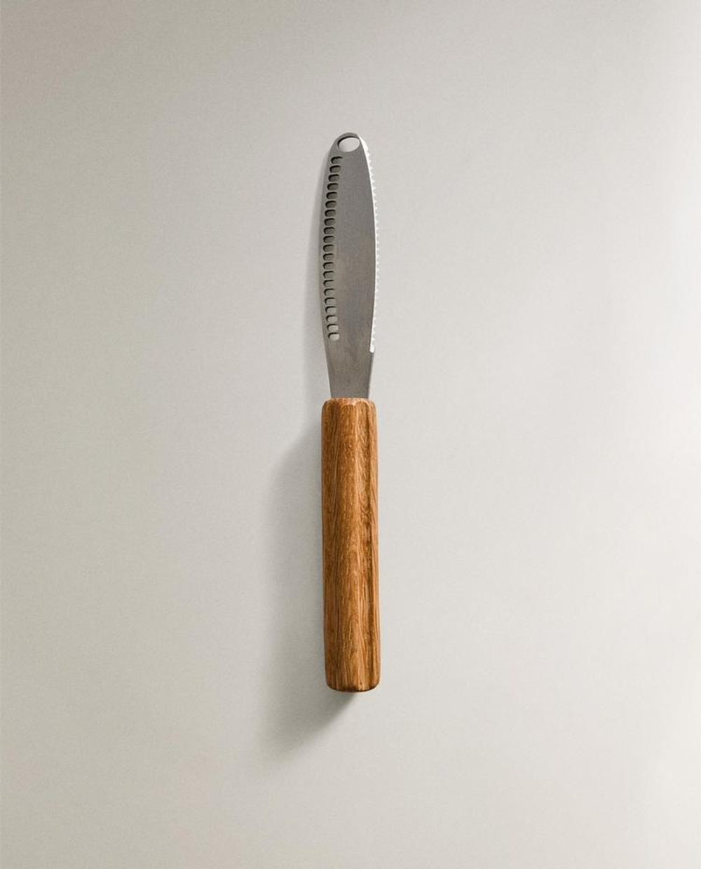 ZARA HOME НОЖ ДЛЯ МАСЛА С ДЕРЕВЯННОЙ РУЧКОЙ, КОРИЧНЕВЫЙ