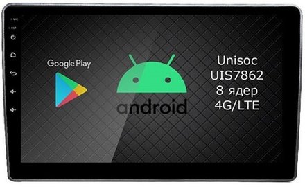 Магнитола без рамки (экран 9") - Roximo RI-1009 Android 12, ТОП процессор, 8/128Гб, SIM-слот