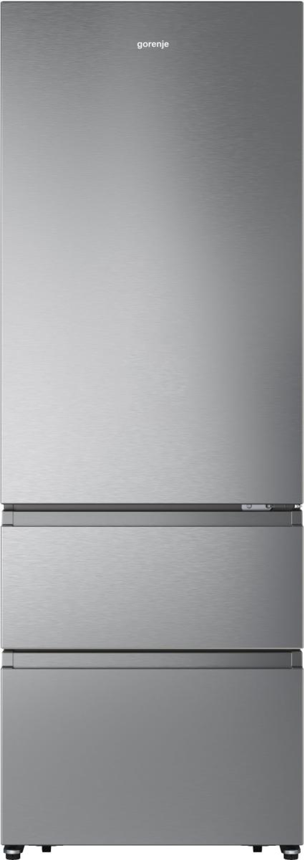 Отдельностоящий двухкамерный холодильник Gorenje NRM720FSXL4