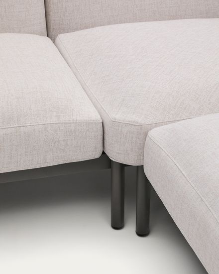 Sorells Уличный модульный 5-местный угловой диван бежевый