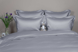 Постельное белье 2 спальное евро Сlaire Batiste Atelier Loire серое