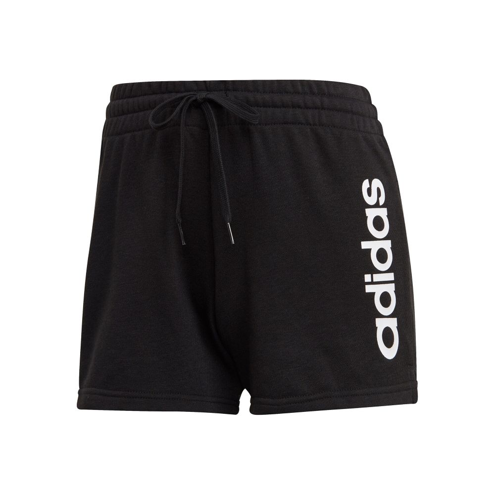 Женские теннисные шорты adidas Linear French Terry Shorts Women - Black, White