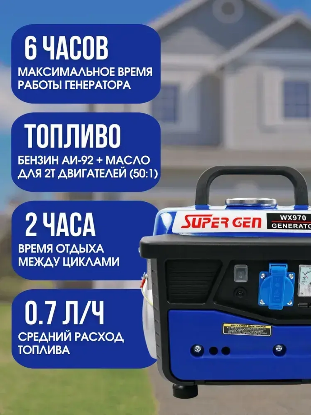 Генератор бензиновый